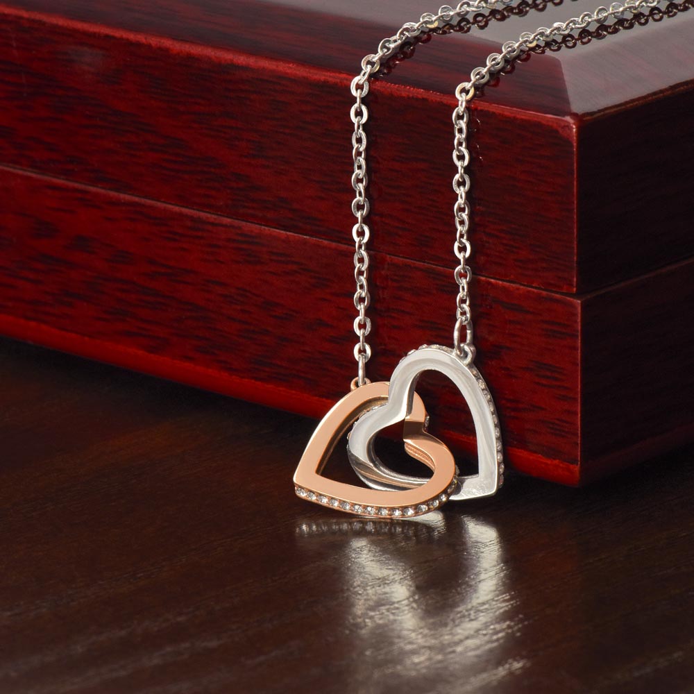 Merry Christmas Heart Necklace