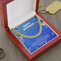 Son Gifts Necklace, Happy Birthday To Our Son, Cuban Link Chain, Gift for Son