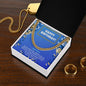 Son Gifts Necklace, Happy Birthday To Our Son, Cuban Link Chain, Gift for Son