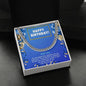 Son Gifts Necklace, Happy Birthday To Our Son, Cuban Link Chain, Gift for Son