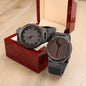 Men's Golf Watch Gift, Golf Fan, Anniversary Gifts, Engraved Wooden Watch, Gifts for Son, Gifts for Him, Father's Day Gifts, Graduate Gifts,
