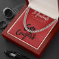 Washington State Necklace, Cuban Chain, Graduate Men's Gift, Cougar, Graduation Day