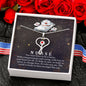 Nurse Hero Necklace, Stethoscope Design, Gift from Daughter, Gift from Son