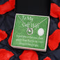 Golf Gift For Women, To My Golf Wife, Lucky Necklace, Gift for Wife