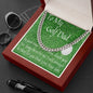 Golf Gifts For Men, To My Golf Dad, Cuban Chain Necklace, Gift for Dad, Gift from Son