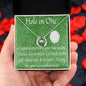 Golf Gifts For Women, Hole in One, Lucky Necklace, Gift for Daughter, Gift from Mom and Dad
