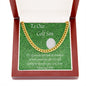 Golf Gifts For Men, To Our Golf Son, Cuban Link Chain, Gift for Son, Gift from Mom and Dad