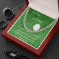 Golf Gifts For Men, To Our Golf Son, Cuban Link Chain, Gift for Son, Gift from Mom and Dad
