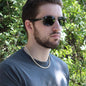 Golf Gifts For Men, To Our Golf Son, Cuban Link Chain, Gift for Son, Gift from Mom and Dad