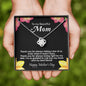MOTHER DAY, Love Knot Necklace, To My Mother, Jewelry Gift For Mom From Daughter