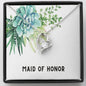 Maid of Honor, CZ Cubic Zirconia Necklace, Bridal Necklace Gift, Gifts for Maid of Honor