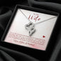 Happy Birthday Wife, Anniversary Necklace, Heart Designs, Wife Necklace