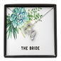 The Bride, CZ Cubic Zirconia Necklace, Bridal Heart Necklace, Crystal Jewelry
