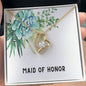 Maid of Honor, CZ Cubic Zirconia Necklace, Bridal Necklace Gift, Gifts for Maid of Honor