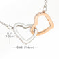 MOTHER DAY, Mother's Day Necklace, To My Mother, Heart Necklace, Gift for Mom