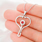 Nurse Hero Necklace, Stethoscope Design, Gift from Daughter, Gift from Son