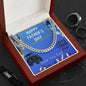 FATHER'S DAY Necklace, Farmer Dad Necklace, DAD Gift, To My Dad, Cuban Link Chain, Gift for Dad