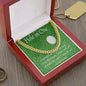 Golf Gifts For Men, Hole in One, Cuban Link Chain, Gift for Friend, Gift for Son, Gift from Mom