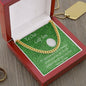 Golf Gifts For Men, To Our Golf Son, Cuban Link Chain, Gift for Son, Gift from Mom and Dad