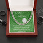 Golf Gifts For Men, To Our Golf Son, Cuban Link Chain, Gift for Son, Gift from Mom and Dad