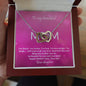 MOTHER DAY, Mother's Day Necklace, To My Mother, Heart Necklace, Gift for Mom