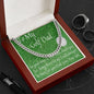 Golf Gifts For Men, To My Golf Dad, Cuban Chain Necklace, Gift for Dad, Gift from Son