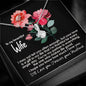 Happy Birthday Wife, Anniversary Necklace, Heart Designs, Wife Necklace