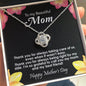 MOTHER DAY, Love Knot Necklace, To My Mother, Jewelry Gift For Mom From Daughter