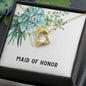 Maid of Honor, CZ Cubic Zirconia Necklace, Bridal Necklace Gift, Gifts for Maid of Honor