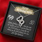 Fifty 50, To My Wife, I Love You Necklace, Wife Gift, Milestone Gifts, Gift from Husband