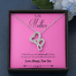 BIRTHDAY MOM NECKLACE To A Beautiful Mom, To My Mother, Gift Mother, Jewelry Gift, Women's Gift