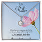 BIRTHDAY MOM Necklace, To A Beautiful Mom, To My Mother, Gift Mother