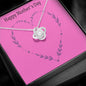 BIRTHDAY MOM Necklace, To A Beautiful Mom, To My Mother, Gift Mother
