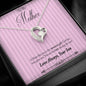 BIRTHDAY MOM Necklace, To A Beautiful Mom, To My Mother, Gift Mother
