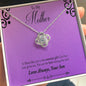 BIRTHDAY MOM Day Necklace, To A Beautiful Mom, To My Mother, Gift Mother