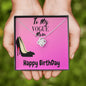 Happy Birthday Wife, Vogue Fashion, Wife Necklace Gift for Birthday, Birthday Gift Wife