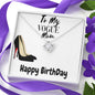 Happy Birthday Wife, Vogue Fashion, Wife Necklace Gift for Birthday, Birthday Gift Wife