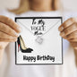 Happy Birthday Wife, Vogue Fashion, Wife Necklace Gift for Birthday, Birthday Gift Wife