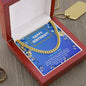 BROTHER Gifts Necklace, Happy Birthday To My Brother, Cuban Link Chain, Gift for Brother, Gift from Sister