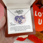 MOTHER DAY, Mother's Day Necklace, Message Card Mom, Lucky Necklace