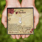 BIRTHDAY MOM Necklace, Message Card Mom, Alluring Beauty Necklace