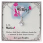 BIRTHDAY MOM Necklace, Message Card Mom, Alluring Beauty Necklace