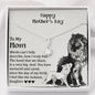 MOTHER DAY, Mother's Day Necklace, Message Card Mom, Alluring Beauty Necklace