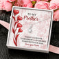 BIRTHDAY MOM Necklace, Message Card Mom, Alluring Beauty Necklace