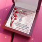 BIRTHDAY MOM Necklace, Message Card Mom, Alluring Beauty Necklace