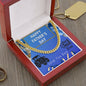 FATHER'S DAY Necklace, Farmer Dad Necklace, DAD Gift, To My Dad, Cuban Link Chain, Gift for Dad