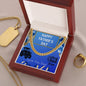 FATHER'S DAY Necklace, Farmer Dad Necklace, DAD Gift, To My Dad, Cuban Link Chain, Gift for Dad