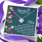MOTHER DAY, Mother's Day Necklace, Message Card Mom, Love Knot Necklace