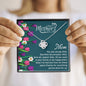 MOTHER DAY, Mother's Day Necklace, Message Card Mom, Love Knot Necklace