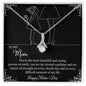 MOTHER DAY, Mother's Day Necklace, Message Card Mom, Love Knot Necklace